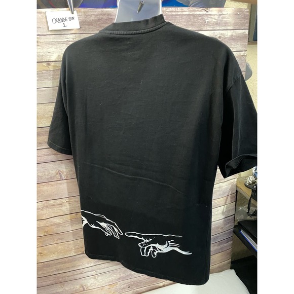 Michelangelo Hands of God and Adam Men Shirt Top Unisex Medium - Picture 2 of 11